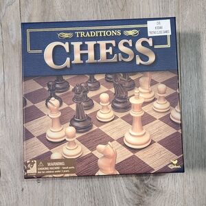 Traditions Chess Set - Elegant Brown and Cream